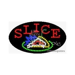 Pizza Slice LED Business Sign 15 Tall x 27 Wide x 1 Deep