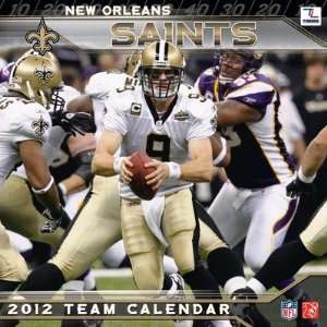  NFL New Orleans Saints 2012 Wall Calendar