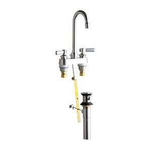   Mounted 4 Centerset Utility Faucet with Rigid/Swing