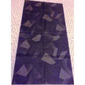   Scarf, Gorgeous Black in Cubical Shadow Pattern 