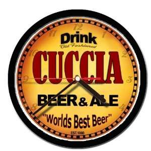  CUCCIA beer and ale cerveza wall clock 