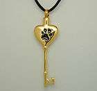 pet cremation urn necklace key to my heart engravable paw