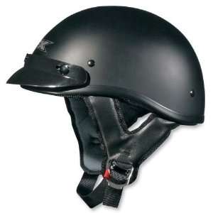  AFX FX 70 Beanie Half Helmet Flat Black Medium M 01030431 