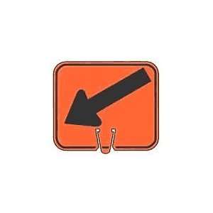     Snap on traffic cone sign, MaterialPlastic Sign