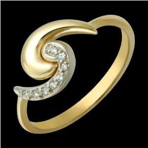    Zoe   Fashionable 14k Gold Diamond Ring, Custom Made. Jewelry