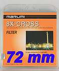 Marumi 72mm 72 mm Cross Screen Star Filter 4x  