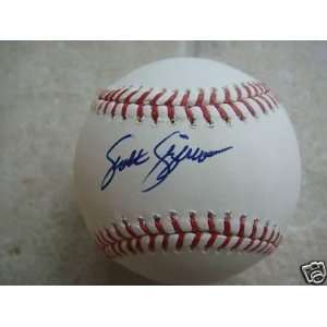 Scott Sizemore Detroit Tigers Signed Official Ml Ball   Autographed 