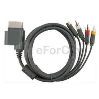 For Xbox 360 S Video Audio Video AV S AV SAV Cable Cord  