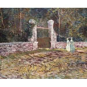Entrance To The Voyer DArgenson Park at Asnieres by Vincent van Gogh 