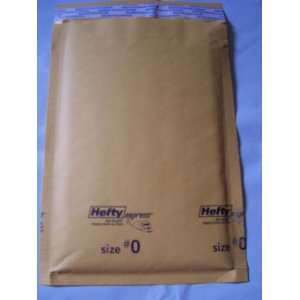  Hefty Express Air Kraft Bubb;e Shipping Mailers Size #0 