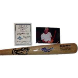  Mike Schmidt Autographed Baseball Bat with 548 HRs 