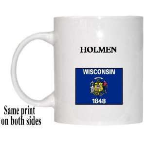    US State Flag   HOLMEN, Wisconsin (WI) Mug 