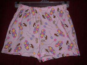 GIRLS CURIOUS GEORGE SHORTS pink BALLOONS GALORE  