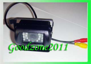 IR Reverse Camera + 7 LCD Monitor Car Rear View Kit for bus Truck 