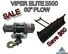 60 Plow System w/VIPER ELITE 2500lb Plow Winch   2000 03 Honda 