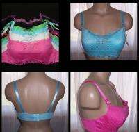 Lacey Camisole 2 layers Molded cup bras 34 36 38 40 42 D DD  