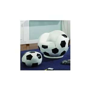  SMALL SOCCERBAL CHAIR &OTTOMAN    COASTER 460178 