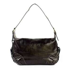   Tamara] Stylish Coffee Leatherette Satchel Bag Handbag Purse Baby