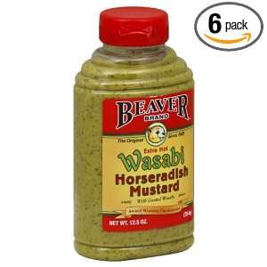 Beverton Horseradish Mustard, 12.5000 ounces (Pack of6)  