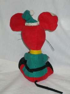 Vintage Dakin Dream Pets Christmas Mouse Doll 1950s T5  