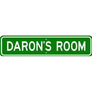  DARON ROOM SIGN   Personalized Gift Boy or Girl, Aluminum 