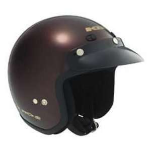 KBC TK 110 BLACK CHERRY LG MOTORCYCLE Open Face Helmet