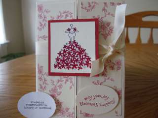 STAMPIN UP WEDDING HAPPINESS CARD BY DANEE  