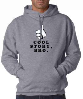 Cool Story, Bro. Sarcastic MEME 50/50 Pullover Hoodie  