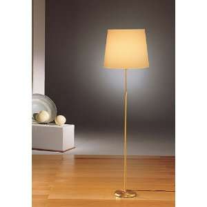 Holtkotter 6354BBKPRG 1 Light Floor Lamp in Brushed Brass  