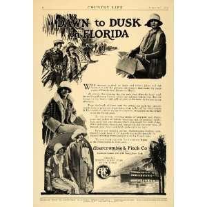 1925 Ad Abercrombie Fitch Sporting Good Apparel Florida 