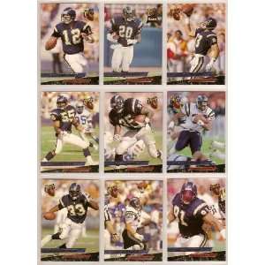 San Diego Chargers 1993 Fleer Ultra Football Team Set (Natrone Means 