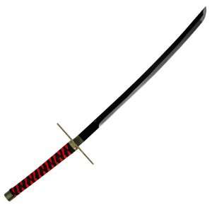   Premium Decorative Black and Red Samurai Sword