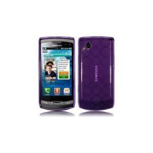  Samsung S8530/ Wave 2/ Wave II TPU Rubber Case   Purple 
