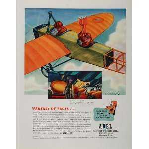   Through Air Power Disney Adel RARE   Original Print Ad
