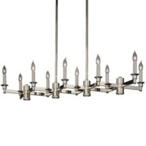 Uppark 10 Light Chandelier by Robert Abbey  R097636 Finish Polished 