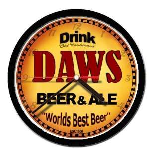  DAWS beer ale wall clock 