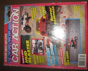 VINTAGE RC CAR ACTION MAR 90 KYOSHO DOUBLE DARE BLASTER  