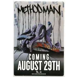  Method Man 421 album promotional sticker 