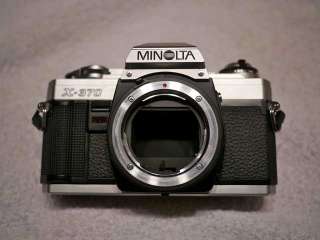 Vintage Minolta X 370 SLR 35mm Film Camera Body JAPAN AS IS Needs 