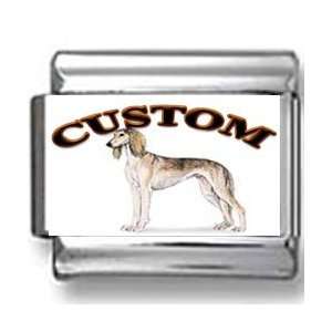  Saluki Dog Custom Photo Italian Charm Jewelry