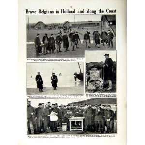   WORLD WAR CANAL BOAT FLANDERS SOLDIERS KING ALBERT