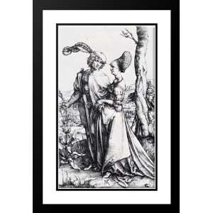  Durer, Albrecht 17x24 Framed and Double Matted Young 