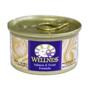  Wellness Canned Cat Salmon & Trout 24/3 Oz Case by Wellpet 