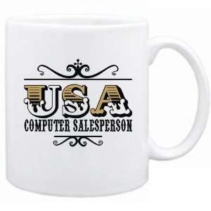  New  Usa Computer Salesperson   Old Style  Mug 