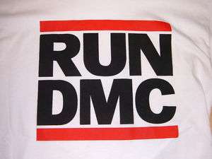 RUN DMC White short sleeve T shirt NWOT S 3XL  