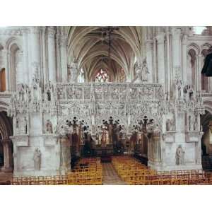  Nave and Interior of Eglise Sainte Madeleine, Flamboyant 