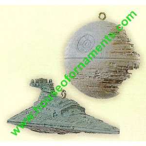  MINIATURE   STAR WARS   DEATH STAR AND STAR DESTROYER, THE 