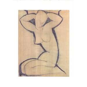  Cariatide by Amedeo Modigliani 28x39
