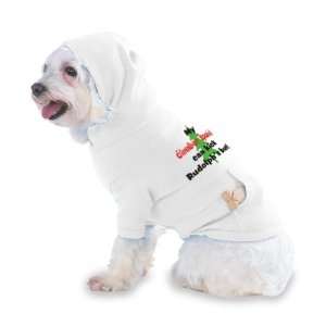 My Clumber Spaniel Can Kick Rudolphs Butt Hooded (Hoody) T Shirt with 