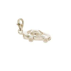   Charms Car Charm with Lobster Clasp, Gold Plated Silver Jewelry